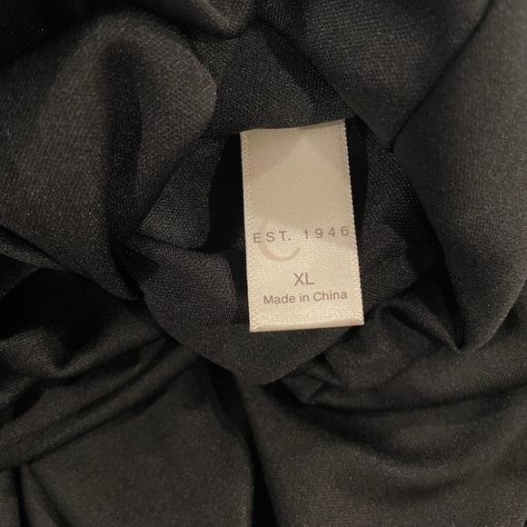 Cato Swing Dress Black Lined Pockets Gathered Sleeves Round Neck NWT Size XL - Picture 9 of 12